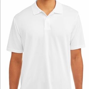 New George performance polo white shirt XL 46/48